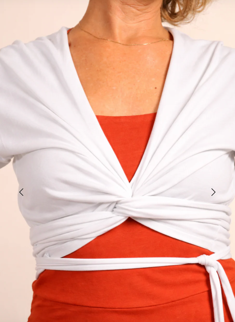 Talya cache-coeur - Wrap - White