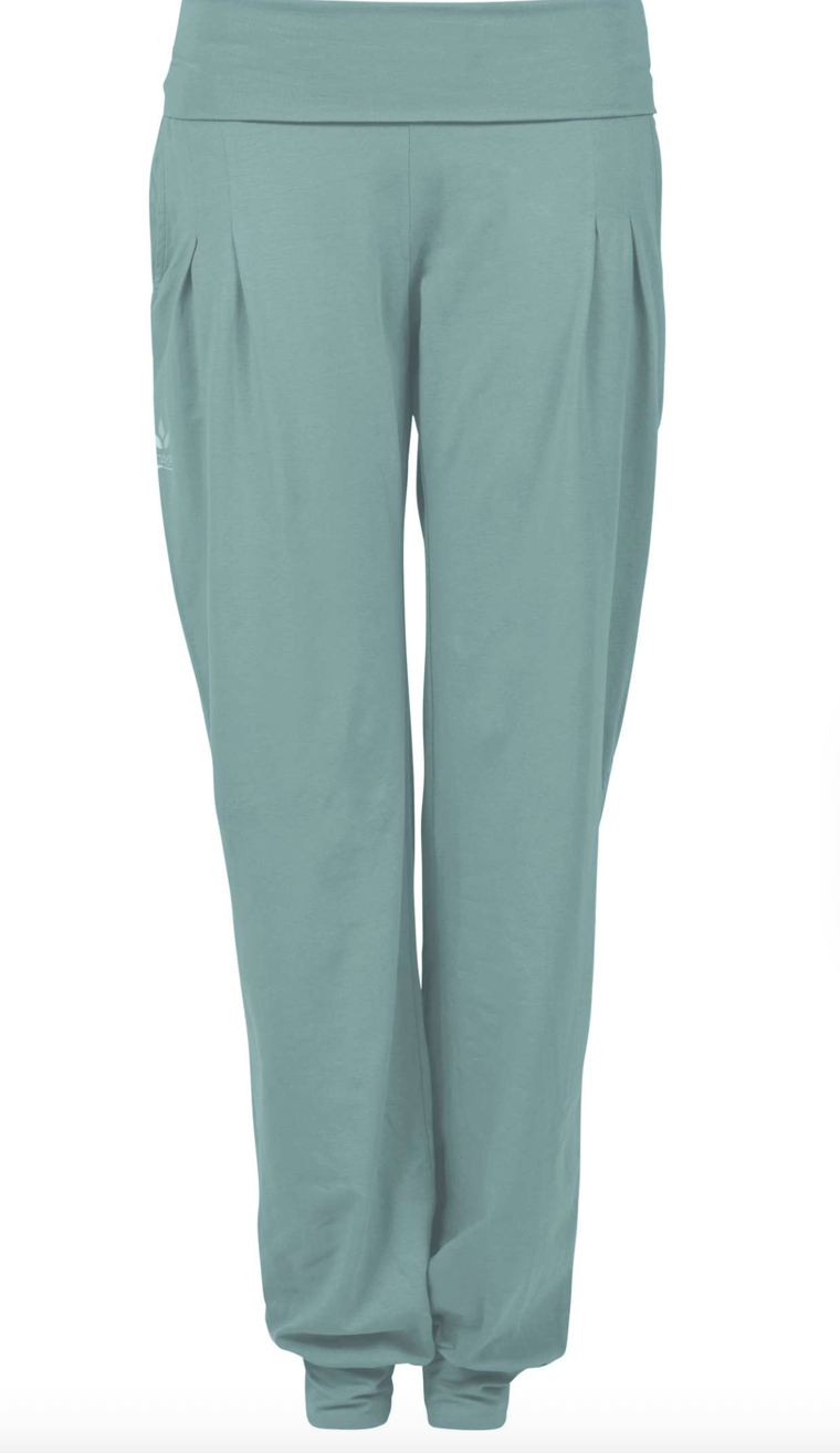 Joelle-Hose aus Bio-Baumwolle – Burgunderrot – Jaya