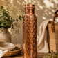 Hammered Copper Water Bottle 800ml