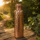 Hammered Copper Water Bottle 800ml