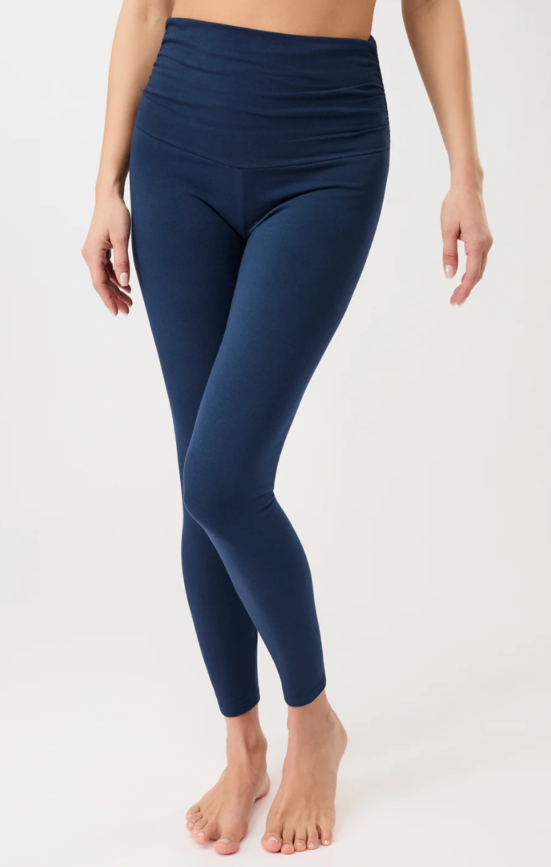 Barre Tight Hight Rise Leggings Mandala - Solid Green Seaweed