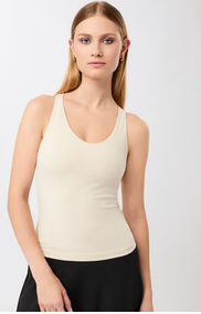 Infinity Top mit integriertem Stütz-BH – Dreamer – Flieder