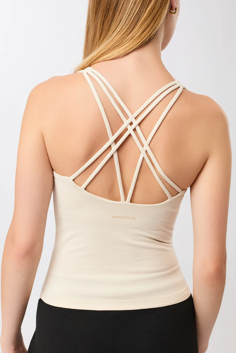 Infinity Top with Built-in Support Bra - Dreamer - Lilac