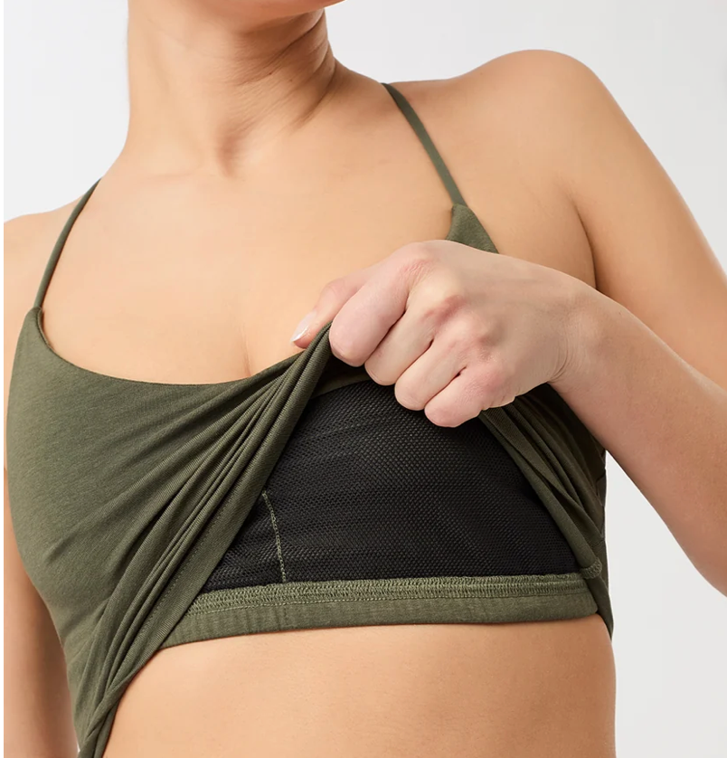Infinity Top with Built-in Support Bra - Dreamer - Lilac