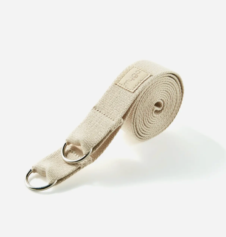 Yogagürtel Asana Übungsgurt 2,5m Anthrazit