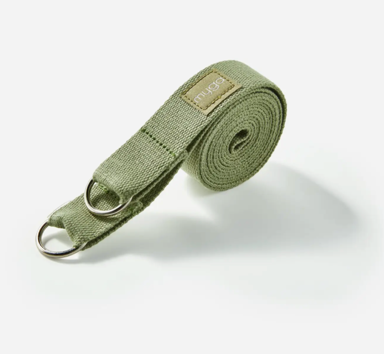 Yogagürtel Asana Übungsgurt 2,5m Anthrazit