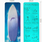 "Neutrale" Yogamatte aus Kork und Gummi