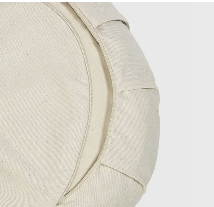 Zafu Organic Buckwheat Crescent Cushion Yoga Studio EU