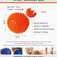 Balle de massage épineuse -  Fascia - Ø 9 cm