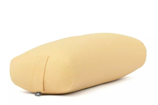 Bolster de yoga OVAL CLASSIC Dobby jaune