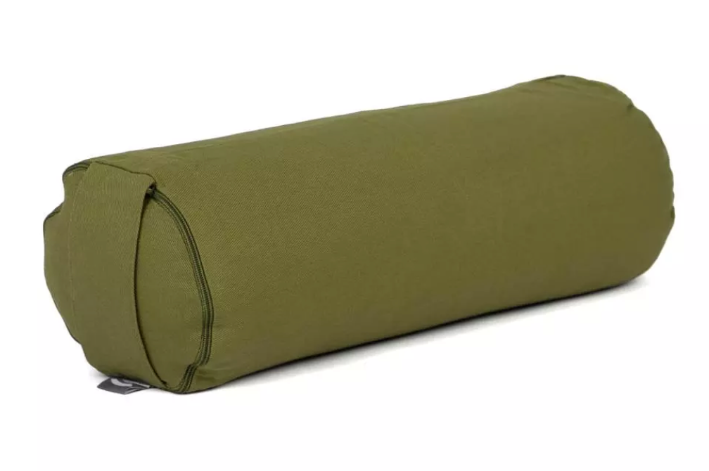 Mini bolster ECO - voyage - pour le cou et les genoux  - vert olive