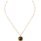 Collier "Labradorite Gold Necklace" plaqué or 18k