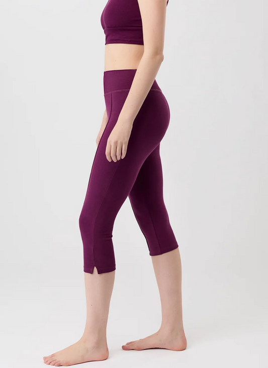 Capri Pants - Plum - Mandala