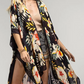 Mizar Kimono Dark purple