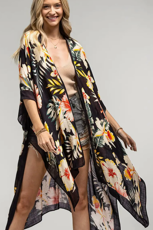Mizar Kimono Dunkellila