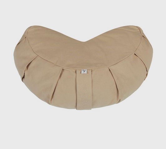 Coussin croissant - demi-lune - Zafu - Sandy Beach