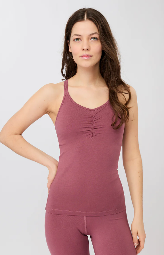 Infinity Top with Built-in Support Bra - Dreamer - Lilac