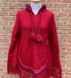 Poncho Altiplano - Lutin Rouge - Red