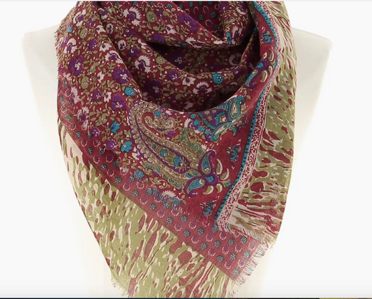 Echarpe Foulard -  Kerman -  laine