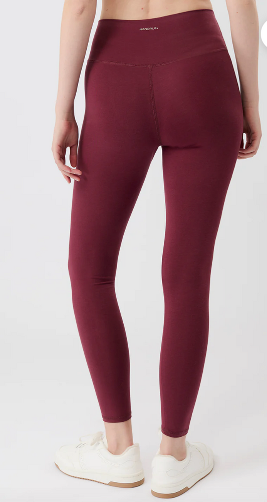 Barre Tight Hight Rise Leggings Mandala - Solid Green Seaweed