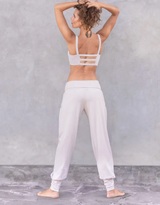 Joelle organic cotton pants - Burgundy - Jaya