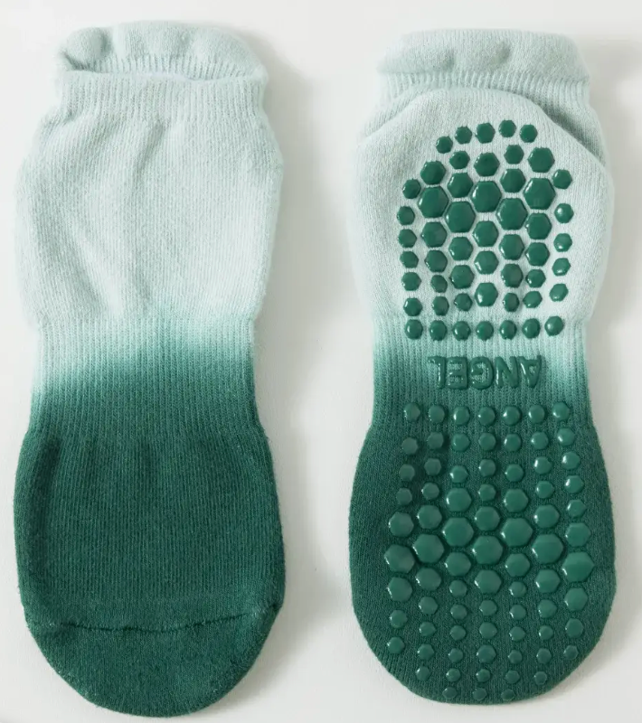 Chaussettes antidérapantes  – Yoga & Pilates - vert