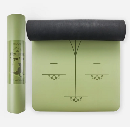 Tapis Lotus en caoutchouc & Eco-PU - Mousse - Alignement  - extra large & cushion