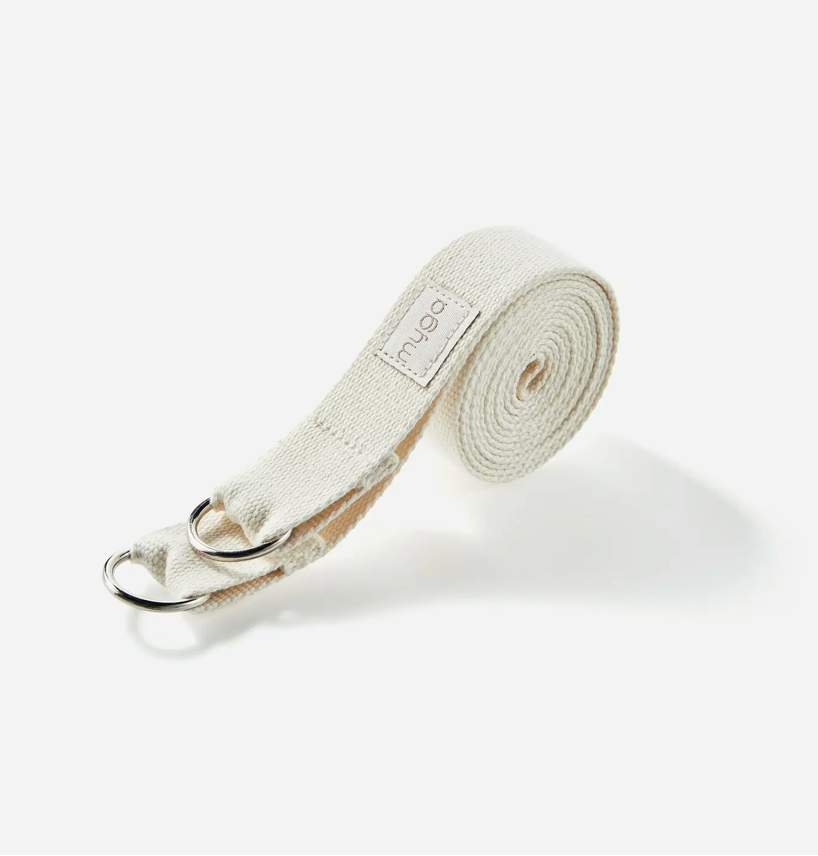 Yogagürtel Asana Übungsgurt 2,5m Anthrazit