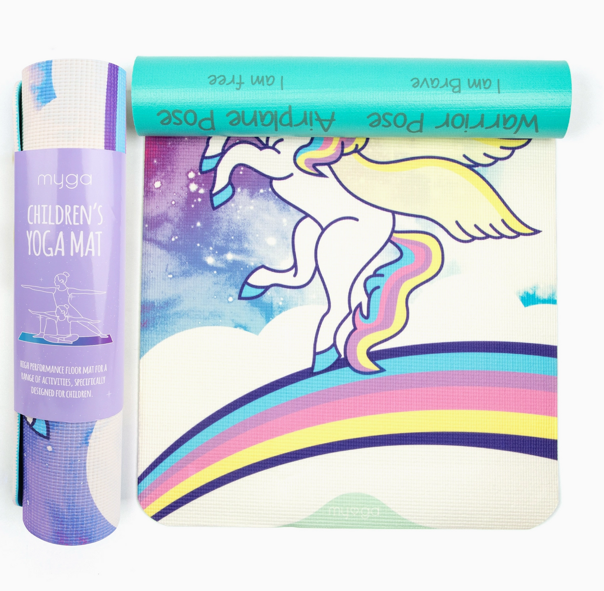 Tapis de Yoga pour enfants - Kids Yogamat "Unicorn - Licorne"