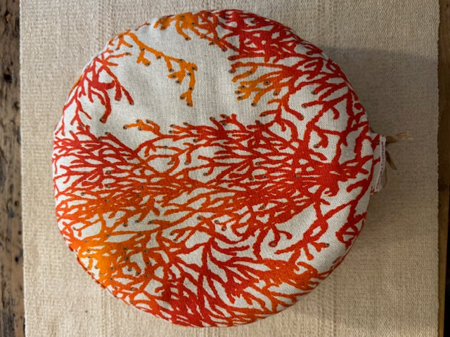 Coussin - Corail Egypte  - pour méditation & yoga