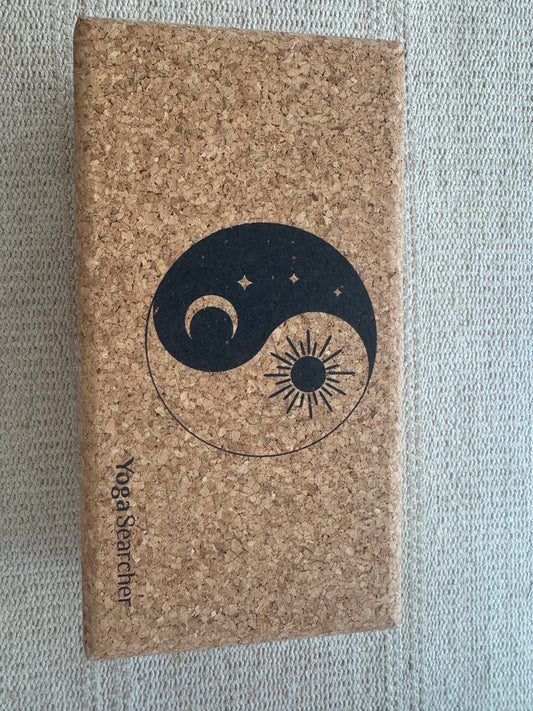 Natural cork block