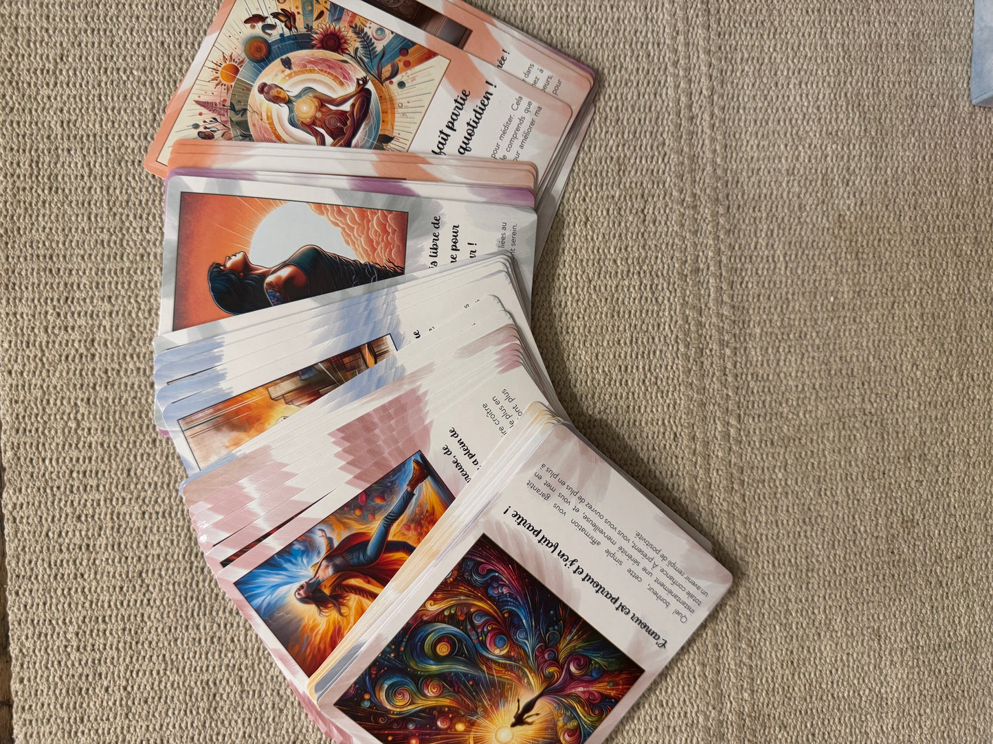 Jeux de carte - Oracle - "le pouvoir des affirmations positives"