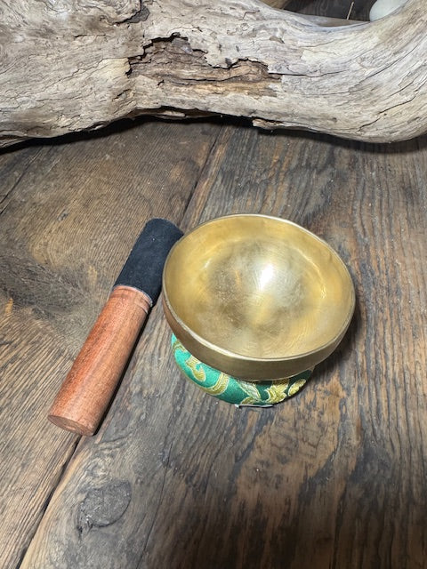 Tibetische Klangschale, Durchmesser ca. 15 cm
