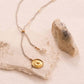 Golden Purpose necklace with moonstone