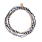 Golden Respect bracelet with lapis lazuli stone
