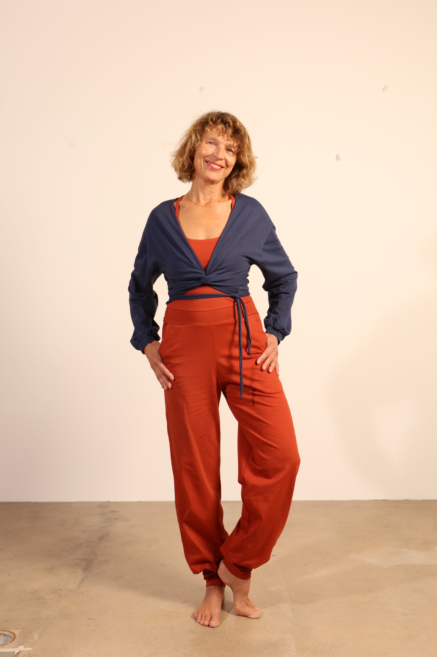 Talya cache-coeur - Wrap - Navy Atlantic