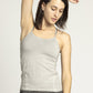 Top Criss Cross Tank Stone Wash gris - taille S