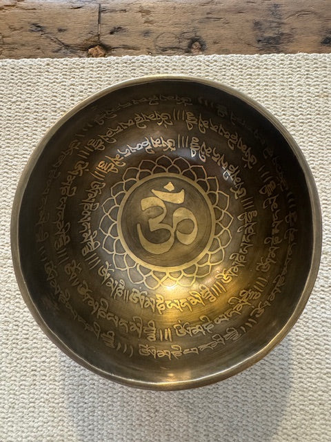 Tibetische Klangschale, Durchmesser ca. 15 cm