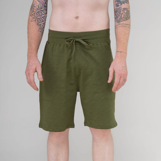 Yamadhi shorts for men - olive green