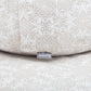 Zabuton en coton biologique motifs Madurai - écru