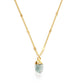 Raw Gemstone Necklaces: Aquamarine