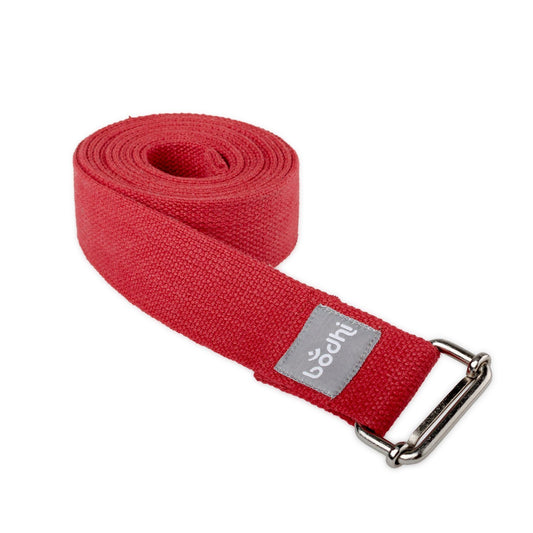 ASANA yoga strap - burgundy