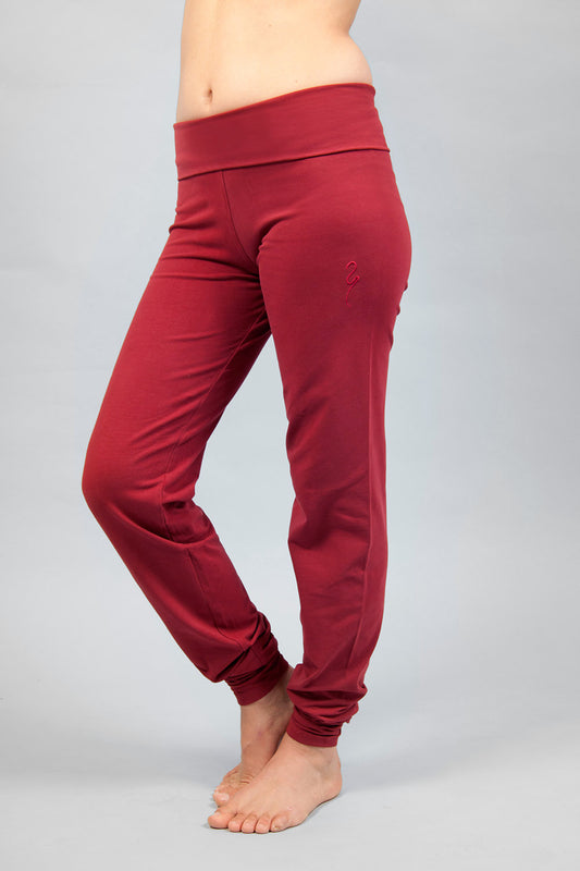 Sohang Pantalon Yoga femme, Aubergine (aubergine / XS)