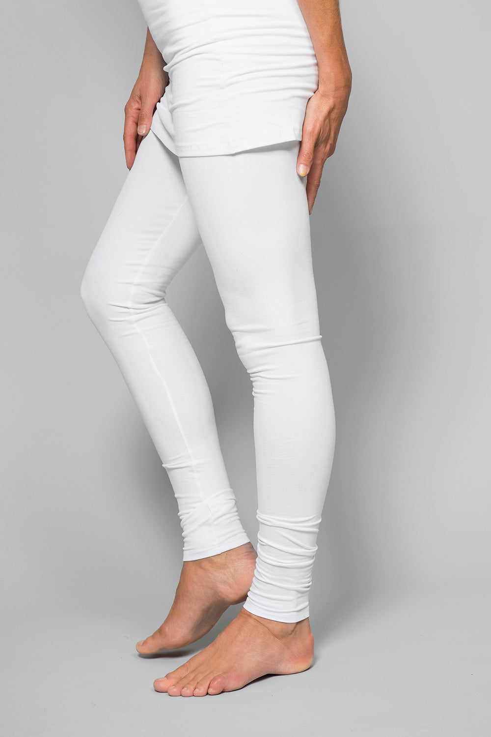White Amrit leggings