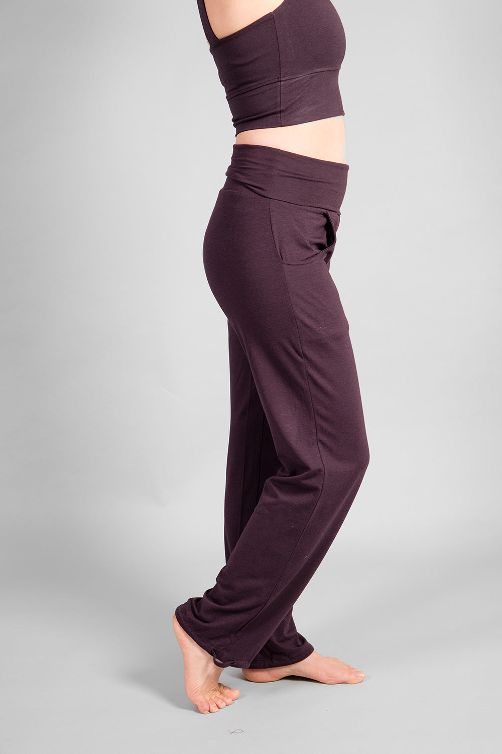 Lilii trousers Dark purple