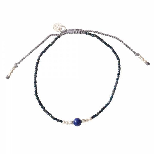 Bracelet Iris avec pierre lapis-lazuli