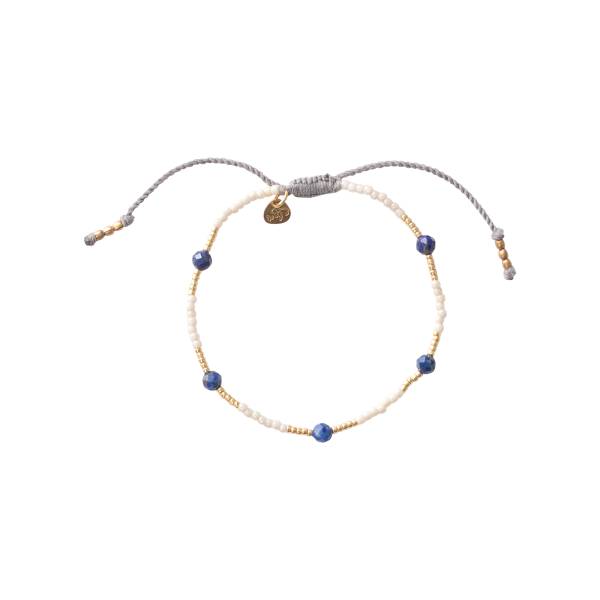 Warrior bracelet with lapis lazuli
