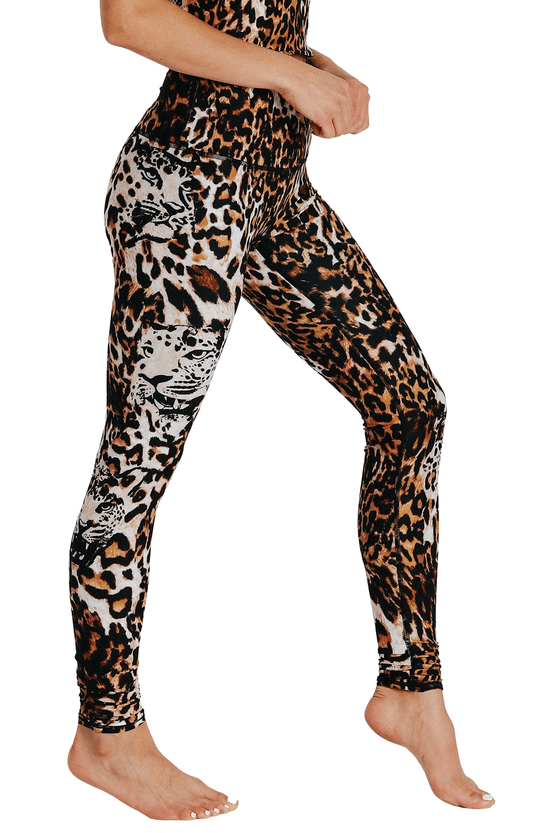 Bedruckte Leggings Yoga Democracy - Wildcat