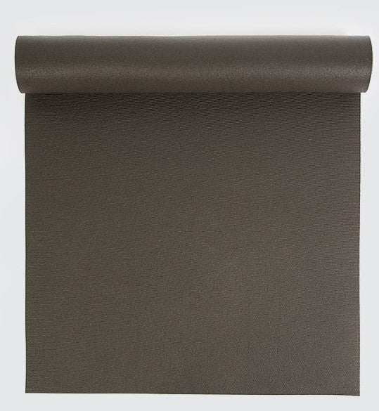 Tapis de yoga Oeko-Tex de 2 mètres gris-taupe - 4.5 mm